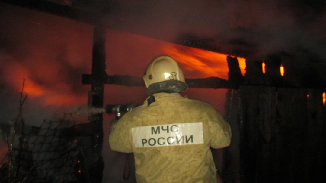 Пожар в Петропавловском районе