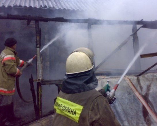 Пожар в Петропавловском районе