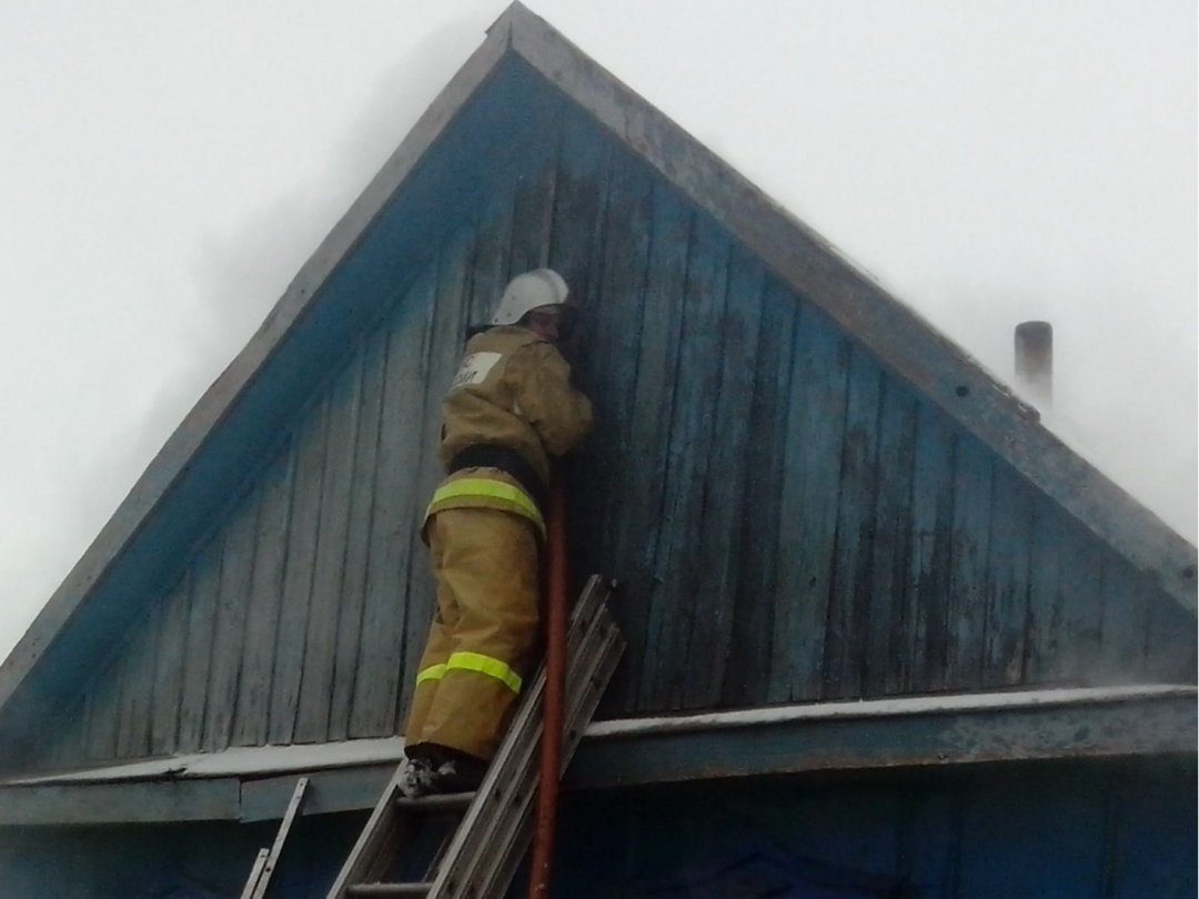 Пожар в Петропавловском районе